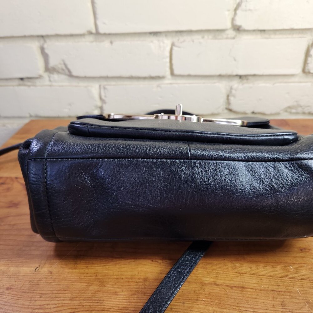 Euc Coach Sadie Madison Black Leather Shoulder Bag Purse - Picture 7 of 13